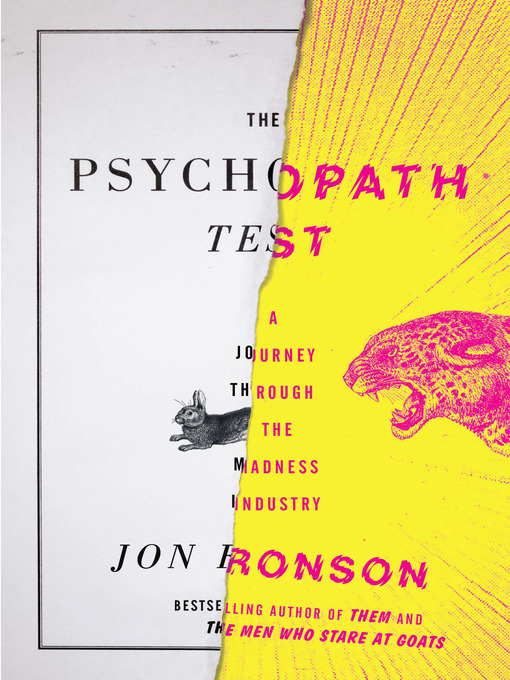 Title details for The Psychopath Test by Jon Ronson - Wait list